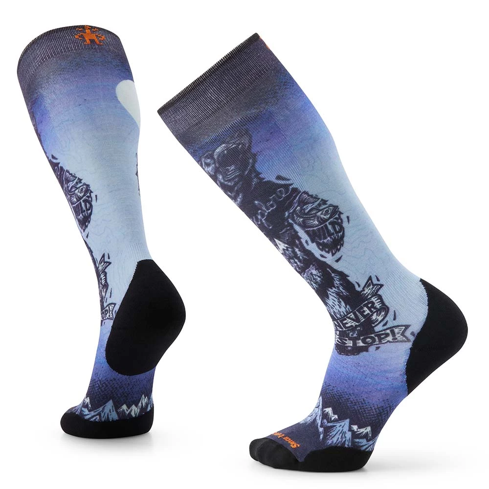 Smartwool Ski Targeted Cushion Always Explore Print OTC Socks - Men's 1 Smartwool Ski Targeted Cushion Always Explore Print OTC Socks - Men's
