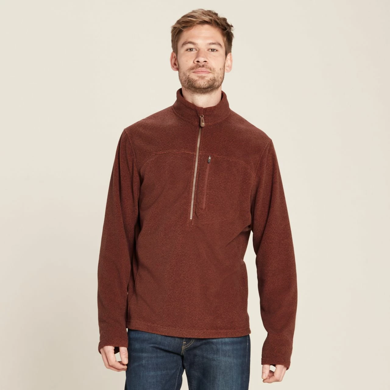 Sherpa Rolpa Zip Fleece Tee - Men's 9 Sherpa Rolpa Zip Fleece Tee - Men's - Image 9