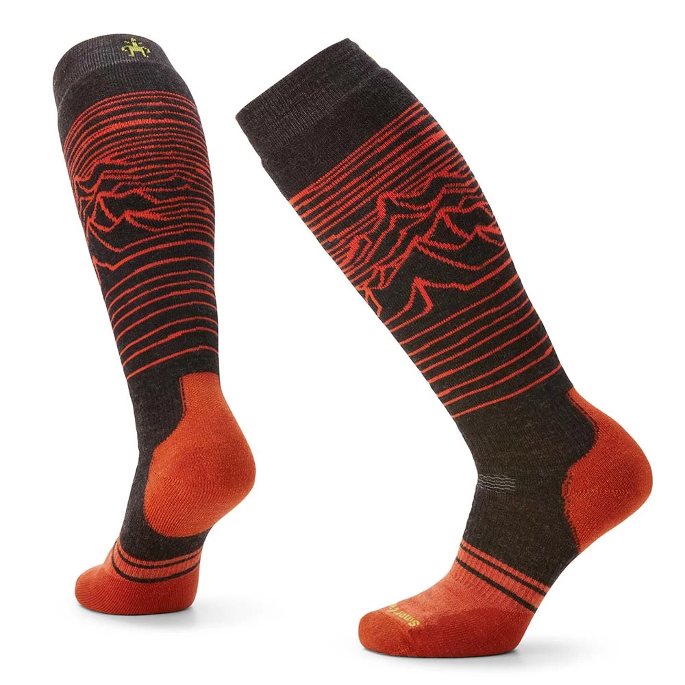 Smartwool Snowboard Full Cushion Iguchi Pattern OTC Socks - Men's 3 Smartwool Snowboard Full Cushion Iguchi Pattern OTC Socks - Men's - Image 3