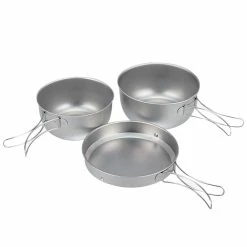 Snow Peak 3 Piece Titanium Cookset