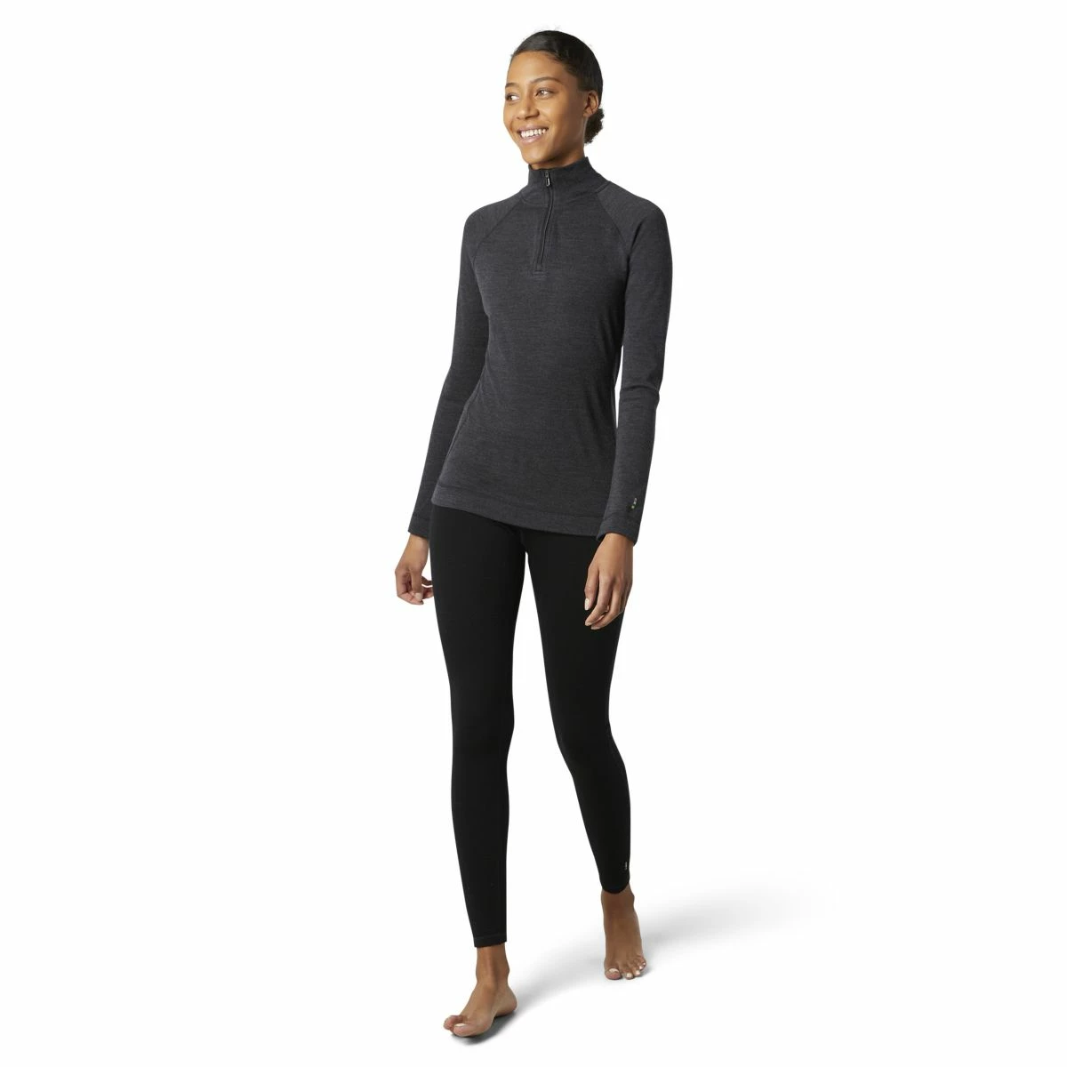 Smartwool Classic Thermal Merino Base Layer 1/4 Zip - Women's 2 Smartwool Classic Thermal Merino Base Layer 1/4 Zip - Women's - Image 2
