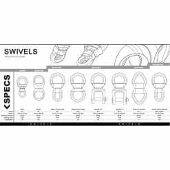 Rock Exotica Rotator Shackle Swivel -Climbing Accessories Outlet Shop swivels sizing 3 10947.1656611048