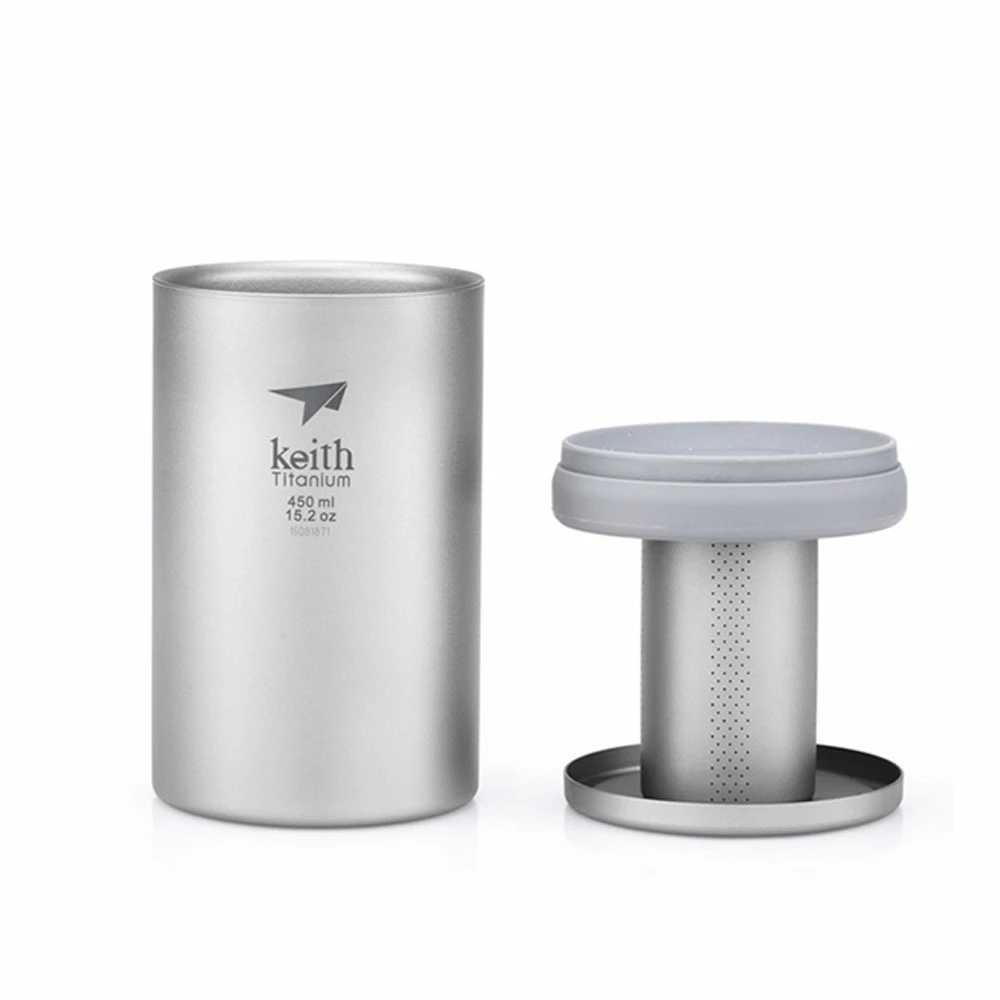 Keith Titanium Office Mug With Tea Infuser 1 Keith Titanium Office Mug With Tea Infuser