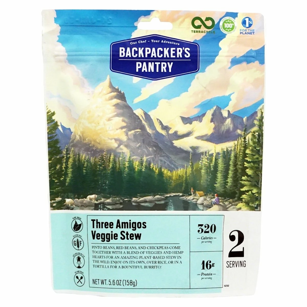 Backpacker's Pantry Three Amigos Veggie Stew 1 Backpacker's Pantry Three Amigos Veggie Stew