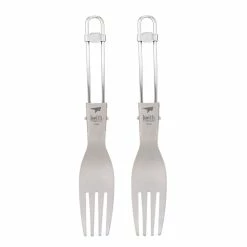 Keith Folding Titanium Fork - Set Of 2