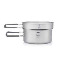 Keith 2-Piece Titanium Pot And Pan Cook Set