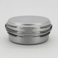 Keith 2-Piece Titanium Pot And Pan Cook Set -Climbing Accessories Outlet Shop ti6017 2 1 10327.1653507572