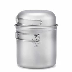 Keith 2-Piece Titanium Pot And Bowl Set