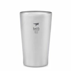 Keith Double-Wall Titanium Beer Cup