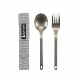 Snow Peak Titanium Fork And Spoon Set