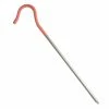 Vargo Outdoors Titanium Shepherd's Hook Stake (Orange Head)