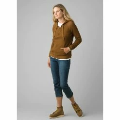 Prana Milani Hoodie - Women's (Fall 2020) -Climbing Accessories Outlet Shop w23190869 antiquebronze alt 8 rsz 57062.1667425219