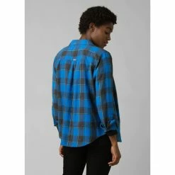 Prana Alfie Top - Women's (Fall 2020) -Climbing Accessories Outlet Shop w23202294 enamelblue alt 2 1 rsz 68492.1653340513