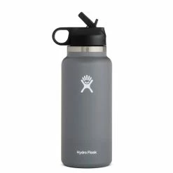 Hydro Flask 32 Oz. Wide Mouth W/ Straw Lid (Fall 2022) 15 Hydro Flask 32 Oz. Wide Mouth W/ Straw Lid (Fall 2022) -Climbing Accessories Outlet Shop w32sw2 stone rsz 69417.1673472957