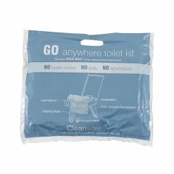 Cleanwaste WAG BAG GO Anywhere Toilet Kit - Single