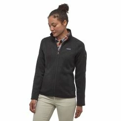 Patagonia Better Sweater Jacket - Women's 16 Patagonia Better Sweater Jacket - Women's -Climbing Accessories Outlet Shop wbf19 25543 blk om1 bcg 84260.1671219590