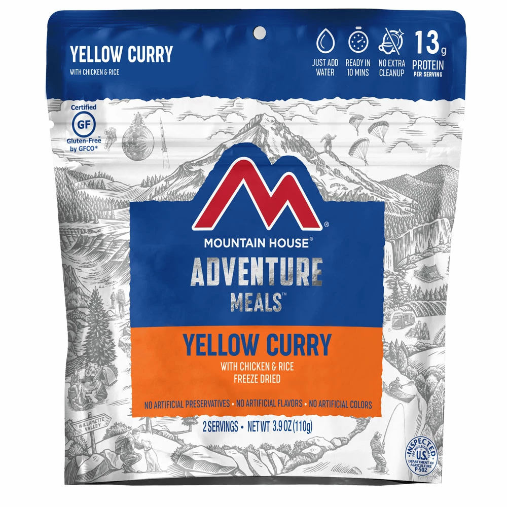 Mountain House Yellow Curry With Chicken & Rice 1 Mountain House Yellow Curry With Chicken & Rice